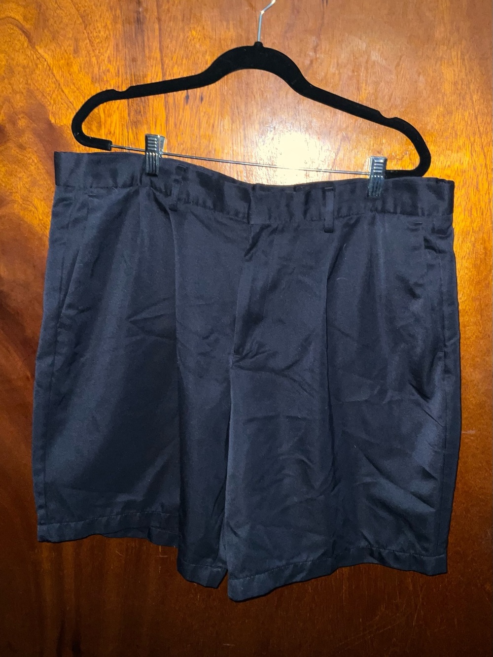 Dockers Men's Black Flat-Front Shorts
